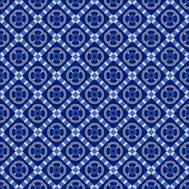 Geometrik çiçeklerle kusursuz desen soyut çiçekli arkaplan moda dijital kağıt grafik tasarım vektörü