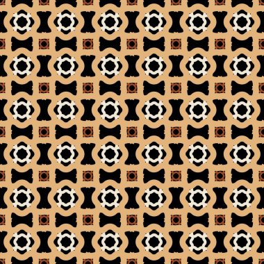 Kumaş yüzey tasarım vektörü ambalajı için modern arkaplan soyut dokusuna sahip kusursuz soyut desen