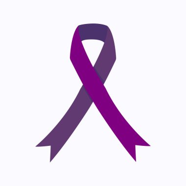 Dünya Lupus Günü için mor farkındalık kurdelesi 10 Mayıs
