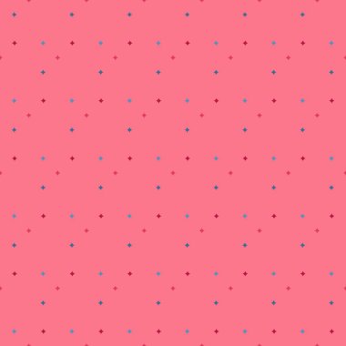 kumaş yüzey tasarımı ambalaj kağıdı vektörü için kusursuz geometrik desen soyut pembe arkaplan