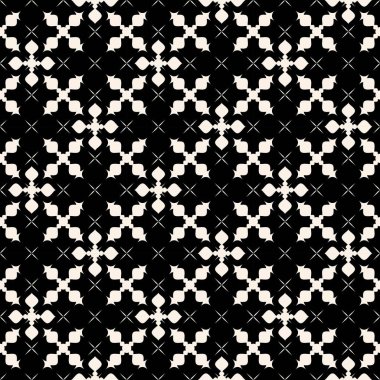 kumaş web sayfası yüzey dokuları kağıt vektör resimlemesi için siyah ve beyaz dikişsiz geometrik arkaplan grafik tasarım baskısı