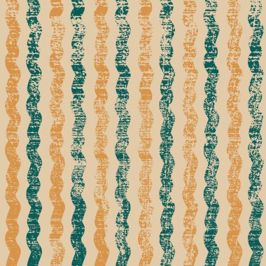 Dikey dalgalı çizgilere sahip kusursuz geometrik desen, kumaş desenli baskılar duvar kağıdı arkaplan vektörü için gerilimli arkaplan grafik tasarımı