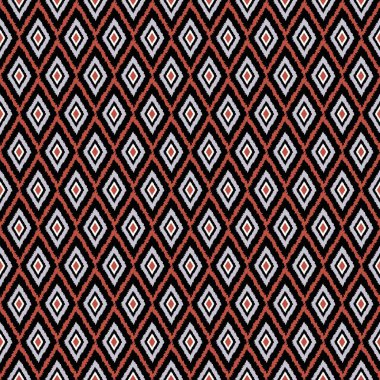 Eşkenar dörtgenli kusursuz desen modern arkaplan dekoratif desen yazdırma vektörü