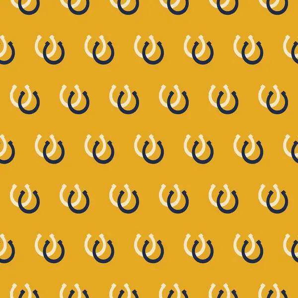 Kumaş arkaplan yüzey tasarım vektör çizimi için at nalı ile kusursuz desen