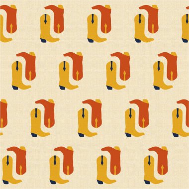 At nalı ile kusursuz desen modern baskı