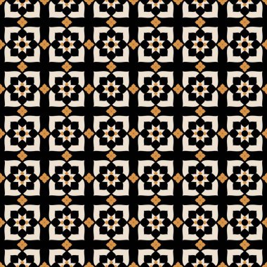 kumaş ev giysisi yüzey tasarımı vektör çizimi çizimi için geometrik figürlere sahip soyut ve pürüzsüz desen