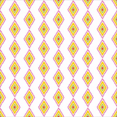 eşkenar dörtgenli kusursuz geometrik desen kumaş yüzey tasarım vektör çizimi için modern arkaplan dokusu