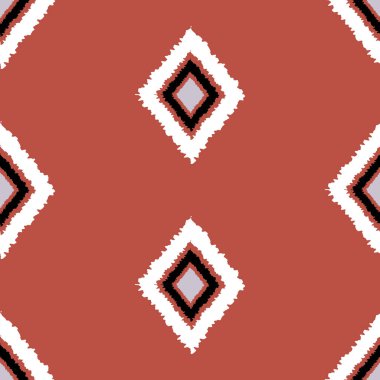 eşkenar dörtgenli kusursuz geometrik desen kumaş yüzey tasarım vektör çizimi için modern arkaplan dokusu