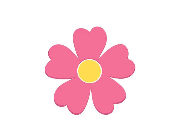 Icône Vectorielle Fleur Camomille — Image vectorielle