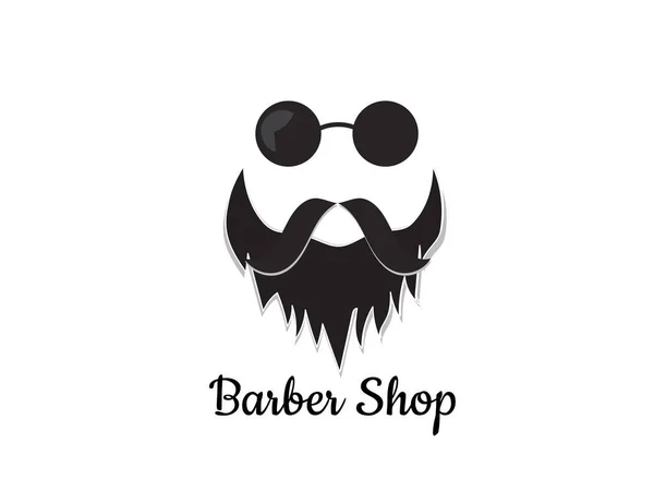 Elementos Barbero Hipster Barbería Ilustración Vectorial — Vector de stock