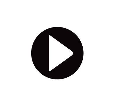 Düğme vektör simgesini oynat. iş