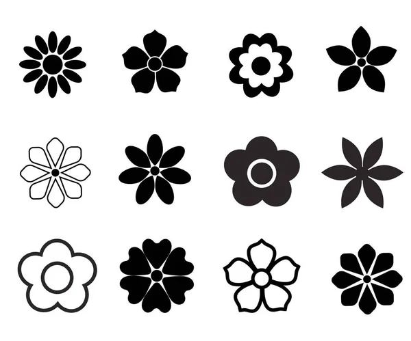 Stock vector Design icons vector illustration of a flower (chamomile).