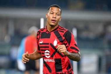 İtalyan futbolu Serie A maçında Milan 'ın Aster Vranckx portresi, 16 Ekim 2022' de İtalya 'nın Verona kentindeki Marcantonio Bentegodi stadyumunda Hellas Verona FC Milan (Portreler Arşivi) maçında çekildi.