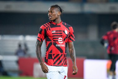 İtalyan futbolu Serie A maçında Milan 'ın Rafael Leao portresi, 16 Ekim 2022' de İtalya 'nın Verona kentindeki Marcantonio Bentegodi Stadyumu' nda Hellas Verona FC 'ye karşı AC Milan (Portreler Arşivi) maçında çekildi.