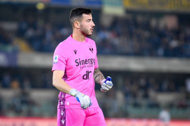 Verona 'nın Lorenzo Montipo portresi İtalyan futbolu Serie A maçında Hellas Verona FC - AC Milan (Portreler Arşivi) maçı Verona, İtalya' da Marcantonio Bentegodi stadyumunda, 16 Ekim 2022 - Fotoğraf: Ettore Griffon