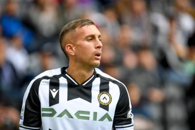 Udinese 'nin Gerard Deulofeu portresi İtalyan futbolu Serie A maçında Udinese Calcio ve Torino FC (portreler arşivi) Udine, İtalya' da Dacia Arena stadyumunda, 23 Ekim 2022 - Fotoğraf: Ettore Griffon