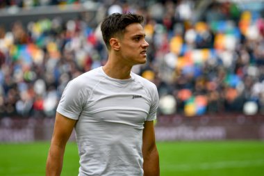 Torino 'nun İtalya futbolu sırasındaki Samuele Ricci portresi Udinese Calcio ile Torino FC (portreler arşivi) maçı Udine, İtalya' da Dacia Arena stadyumunda, 23 Ekim 2022 - Fotoğraf: Ettore Griffon