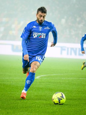 Empoli 'nin Francesco Caputo portresi İtalyan futbolu Serie A maçında Udinese Calcio vs Empoli FC (portreler arşivi) Udine, İtalya' daki Dacia Arena stadyumunda, 4 Ocak 2023 - Fotoğraf: Ettore Griffon