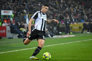 Udinese 'nin Nehuen Perez portresi İtalyan futbolu Serie A karşılaşmasında Udinese Calcio ile Empoli FC (portreler arşivi) Udine, İtalya' daki Dacia Arena stadyumunda, 4 Ocak 2023 - Fotoğraf: Ettore Griffon