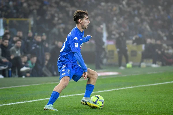 Empoli Tommaso Baldanzi Portrait Action Italian Soccer Serie Match Udinese — Zdjęcie stockowe