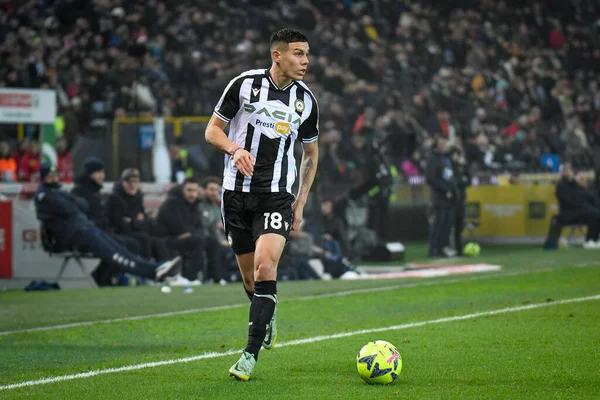 Udinese 'nin Nehuen Perez portresi İtalyan futbolu Serie A karşılaşmasında Udinese Calcio ile Empoli FC (portreler arşivi) Udine, İtalya' daki Dacia Arena stadyumunda, 4 Ocak 2023 - Fotoğraf: Ettore Griffon