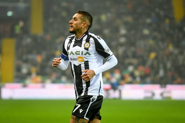 stock image Udinese's Roberto Maximiliano Pereyra portrait  during  italian soccer Serie A match Udinese Calcio vs Empoli FC (portraits archive) at the Friuli - Dacia Arena stadium in Udine, Italy, January 04, 2023 - Credit: Ettore Griffon