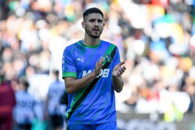 Sassuolo 'nun İtalyan futbolu Serie A maçında Martin Erliç' in portresi Udinese Calcio, Udine, İtalya 'daki Friuli - Dacia Arena stadyumunda ABD Sassuolo' ya karşı (portreler) maçı, 12 Şubat 2023 - Fotoğraf: Ettore Griffoni