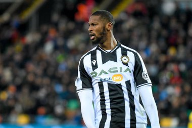 Udinese 'nin Beto Betuncal portresi Udinese Calcio vs Spezia Calcio (portreler arşivi) maçında Udine, İtalya' daki Dacia Arena Stadyumu 'nda tepki veriyor.