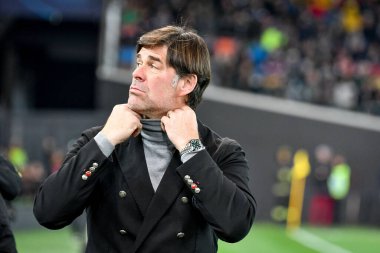 Udinese Teknik Direktörü Andrea Sottil İtalya futbolu Serie A maçı sırasında Udinese Calcio ile AC Milan (portreler arşivi) Udine, İtalya 'daki Dacia Arena stadyumunda, 18 Mart 2023