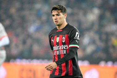 İtalya 'nın Udine şehrindeki Friuli - Dacia Arena stadyumunda oynanan Udinese Calcio - AC Milan (portreler) maçı sırasında Milano' nun Brahim Diaz portresi, 18 Mart 2023 - Fotoğraf: Ettore Griffoni