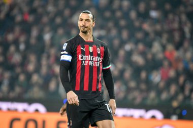 Milan 'ın İtalya futbolu Serie A maçında Zlatan Ibrahimoviç' in portresi Udinese Calcio ile AC Milan (portreler arşivi) maçında Udine, İtalya 'daki Dacia Arena stadyumunda, 18 Mart 2023 - Fotoğraf: Ettore Griffoni