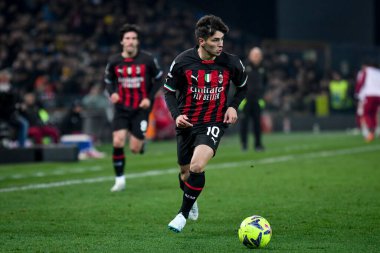 Milan 'ın Brahim Diaz portresi İtalyan futbolu Serie A maçında Udinese Calcio ile AC Milan (portreler arşivi) Udine, İtalya' daki Friuli - Dacia Arena stadyumunda, 18 Mart 2023 - Fotoğraf: Ettore Griffoni