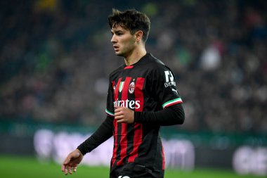İtalya 'nın Udine şehrindeki Friuli - Dacia Arena stadyumunda oynanan Udinese Calcio - AC Milan (portreler) maçı sırasında Milano' nun Brahim Diaz portresi, 18 Mart 2023 - Fotoğraf: Ettore Griffoni