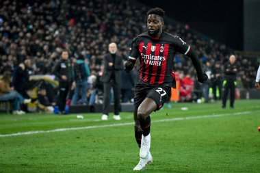 Milan 'ın Divock Origi portresi İtalyan futbolu Serie A maçında Udinese Calcio ile AC Milan (portreler arşivi) Udine' deki Dacia Arena stadyumunda, 18 Mart 2023 - Fotoğraf: Ettore Griffoni