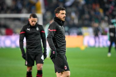 Milan 'ın Alessandro Florenzi' nin İtalyan futbolu Serie A maçındaki portresi Udinese Calcio ile AC Milan (portreler arşivi) Udine, İtalya 'daki Dacia Arena Stadyumu' nda, 11 Aralık 2021 - Fotoğraf: Ettore Griffoni