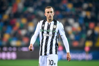 Udinese 'nin Gerard Deulofeu portresi İtalyan futbolu Serie A maçı sırasında Udinese Calcio ile AC Milan (portreler arşivi) Udine' deki Dacia Arena Stadyumu 'nda, 11 Aralık 2021 - Fotoğraf: Ettore Griffoni