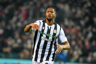 Udinese 'nin İtalya futbolu sırasındaki Beto Betuncal portresi Udinese Calcio vs AC Milan (portreler arşivi) Udine, İtalya' daki Dacia Arena Stadyumu 'nda 11 Aralık 2021 - Fotoğraf: Ettore Griffoni