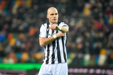 Udinese 'nin Bram Nuytinck portresi İtalyan futbolu Serie A maçı sırasında Udinese Calcio ile AC Milan (portreler arşivi) Udine, İtalya' da Dacia Arena Stadyumu 'nda, 11 Aralık 2021 - Fotoğraf: Ettore Griffoni
