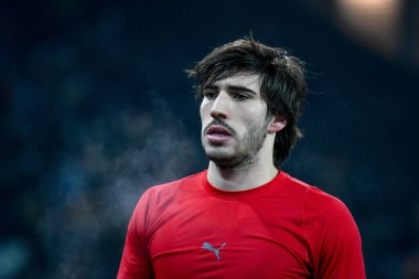 İtalya 'nın Udine şehrindeki Friuli - Dacia Arena Stadyumu' nda oynanan Udinese Calcio - AC Milan (portreler) maçı sırasında Milan 'ın Sandro Tonali portresi 11 Aralık 2021 - Fotoğraf: Ettore Griffoni