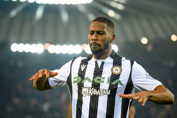 Udinese 'nin İtalya futbolu sırasındaki Beto Betuncal portresi Udinese Calcio vs AC Milan (portreler arşivi) Udine, İtalya' daki Dacia Arena Stadyumu 'nda 11 Aralık 2021 - Fotoğraf: Ettore Griffoni
