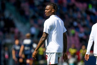 Milan 'ın Rafael Leao portresi İtalyan futbolu Serie A maçında Bologna FC ile AC Milan arasında İtalya' nın Bologna şehrindeki Renato Dall 'Ara Stadyumu' nda oynandı.