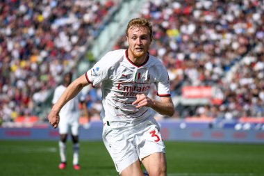 Milan 'ın Tommaso Pobega portresi İtalyan futbolu Serie A karşılaşmasında Bologna FC Milan' a karşı Bologna, İtalya 'da Renato Dall' Ara Stadyumu 'nda 15 Nisan 2023 - Fotoğraf: Ettore Griffoni