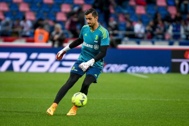 Juventus 'un Mattia Perin portresi İtalyan futbolu Serie A karşılaşması sırasında Bologna FC ile Juventus FC (portreler arşivi) Bologna, İtalya' daki Renato Dall 'Ara stadyumunda, 30 Nisan 2023 - Fotoğraf: Ettore Griffoni