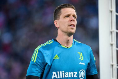 Juventus 'un İtalyan futbol takımı Serie A maçında Wojciech Szczesny portresi Bologna FC - Juventus FC (portreler arşivi) maçı 30 Nisan 2023, Bologna, İtalya - Ettore Griffoni