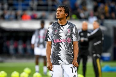 Juventus 'un İtalyan futbolu Serie A maçında Juan Cuadrado portresi Bologna FC ile Juventus FC (portreler arşivi) maçı Bologna, İtalya' da Renato Dall 'Ara stadyumunda, 30 Nisan 2023 - Fotoğraf: Ettore Griffoni