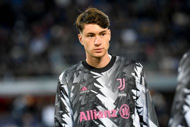 İtalya 'nın Bologna FC - Juventus FC (portreler arşivi) maçında Juventus' un Matias Soule Malvano portresi 30 Nisan 2023, Bologna, İtalya - Ettore Griffoni