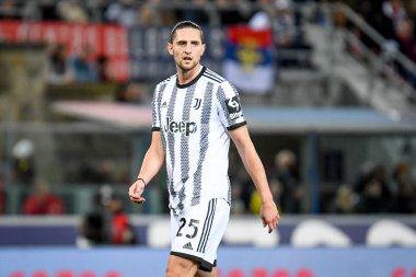 İtalya futbolu sırasındaki Adrien Rabiot portresi Bologna FC - Juventus FC (portreler arşivi) maçı Bologna, İtalya 'da Renato Dall' Ara stadyumunda, 30 Nisan 2023 - Fotoğraf: Ettore Griffoni