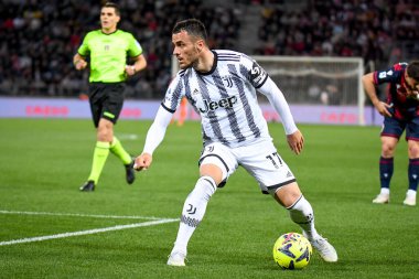 Juventus 'un Filip Kostic portresi İtalyan futbolu Serie A karşılaşması sırasında Bologna FC ile Juventus FC (portreler arşivi) Bologna, İtalya' daki Renato Dall 'Ara stadyumunda, 30 Nisan 2023 - Fotoğraf: Ettore Griffoni