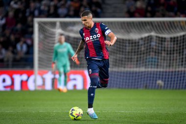 Bologna 'nın Nicolas Dominguez portresi İtalyan futbolu Serie A karşılaşması sırasında Bologna FC ile Juventus FC (portreler arşivi) Bologna, İtalya' da Renato Dall 'Ara stadyumunda, 30 Nisan 2023 - Fotoğraf: Ettore Griffoni