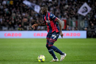 Bologna 'nın Musa Barrow portresi İtalyan futbolu Serie A karşılaşması sırasında Bologna FC, Juventus FC' ye karşı (portreler arşivi) Bologna, İtalya 'daki Renato Dall' Ara stadyumunda, 30 Nisan 2023 - Fotoğraf: Ettore Griffoni